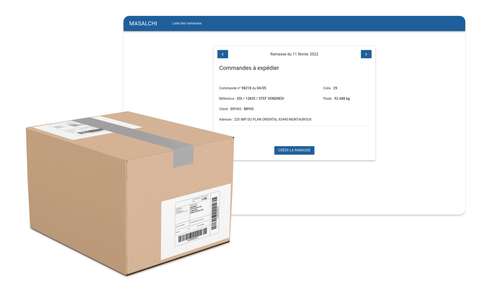 Gestion de ramasses EDI